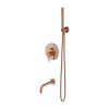 OMNIRES System wannowy podtynkowy miedź szczotkowana SYSYW01CPB